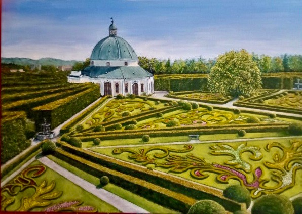 Kroměříž .Akryl plátno 50x70cm
